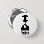Pinhead für Präsidenten Button (Vorne & Hinten)