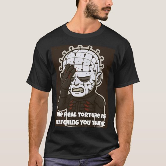 Pinhead Gesichtspalme T-Shirt (Vorderseite)