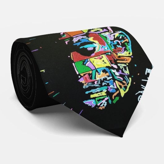 Pinhead Hellraiser Synesthesia-Malerei-Krawatte Krawatte (Gerollt)