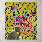 Pinheaded Memphis Design Project 2025 Poster (Vorne)