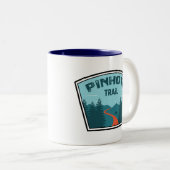 Pinhoti Trail Alabama Georgia Zweifarbige Tasse (VorderseiteRechts)