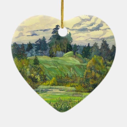 Pinien Keramikornament (Hinten)