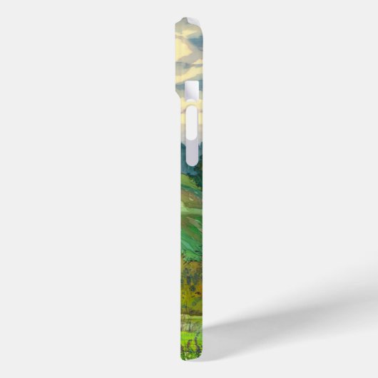 Pinien malen Wasserfarbe auf Seide Case-Mate iPhone Hülle (Rückseite / Links)