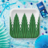 Pinien mit Spiegeln 9" Papierplatte Pappteller (Party)