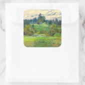 Pinien Quadratischer Aufkleber (Tasche)