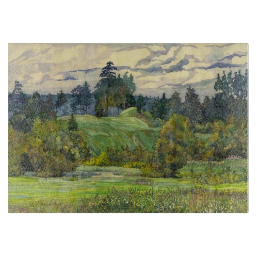 Pinien Schneidebrett (Vorderseite)