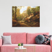 Pinien und Birken oder der Wald Leinwanddruck (Insitu (Wohnzimmer))