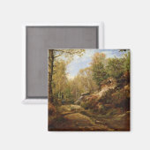 Pinien und Birken oder der Wald Magnet (Vorderseite/Rückseite)