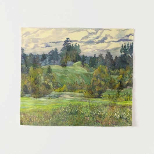 Pinien Wandteppich (Vorderseite (Horizontal))