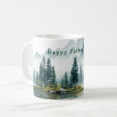 Pinienbäume aus den Bergen des Vaters Kaffeetasse (Vorderseite Links)