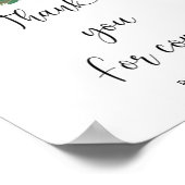 Pinienbäume Danke, dass du gekommen bist Poster (Ecke)