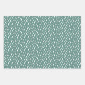 Pinienbäume, die den Urlaub koordinieren Geschenkpapier Set (Vorderseite)