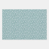 Pinienbäume, die den Urlaub koordinieren Geschenkpapier Set (Vorderseite)