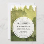 Pinienbäume Einladung (Vorderseite)