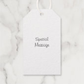 Pinienbäume Geschenkanhänger (Rückseite)