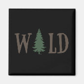 Pinienbäume im Wald Magnet (Vorne)