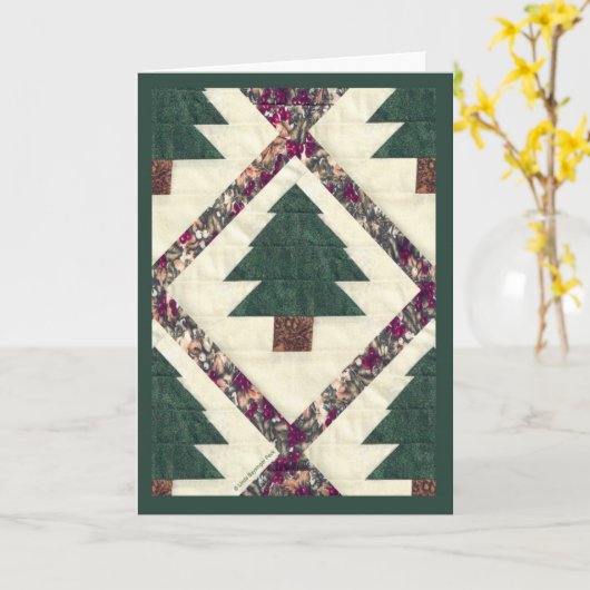 Pinienbäume Karte (Gelbe Blume)