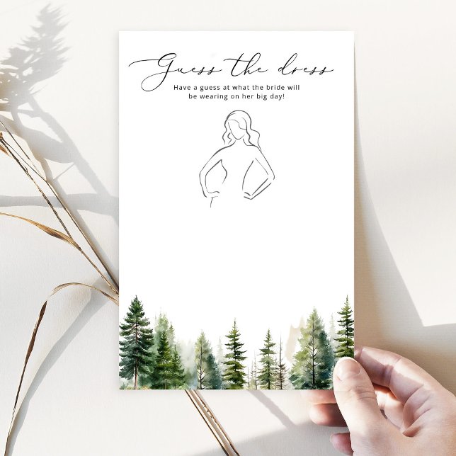Pinienbäume Raten Sie das Brautparty-Spiel an (Von Creator hochgeladen)