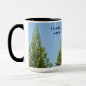 Pinienbäume und Sky Thoreau Zitat Spaziergang in d Tasse (Links)