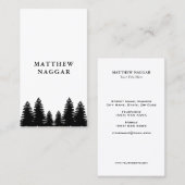 Pinienbäume Visitenkarte (Vorne/Hinten)