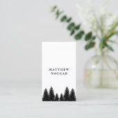 Pinienbäume Visitenkarte (Stehend Vorderseite)
