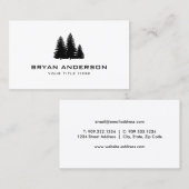 Pinienbäume Visitenkarte (Vorne/Hinten)