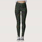 Pinienbaumstruktur Leggings (Vorderseite)