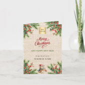 Pinienbeeren begraben Foto Weihnachten (Vorderseite)