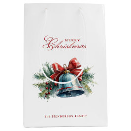 Pinienbrunnen und Individuelle Name der Weihnachts Mittlere Geschenktüte