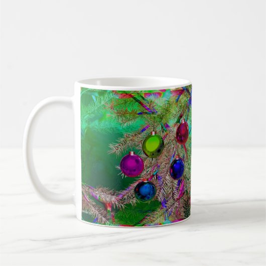Piniendekor Kaffeetasse (Links)