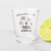 Pinieninsel Florida Schnapsglas (Rückseite)