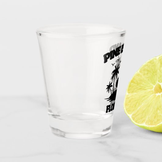 Pinieninsel Florida Schnapsglas (Links)