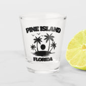 Pinieninsel Florida Schnapsglas (Vorderseite)