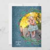 Pinienkerne Foto Feiertagskarte (Vorderseite)