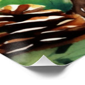 Pinienkerne-Poster Poster (Ecke)