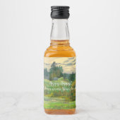 Pinienmalerei Alkoholflaschenetikett (Vorderseite)