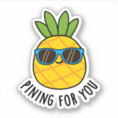 Pinienpuppe Aufkleber (Vorderseite)