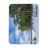 Pinienwald an der Küste Lettlands Magnet (Vertikal)