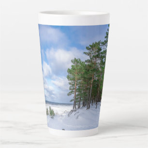 Pinienwald an der Küste Lettlands Milchtasse