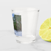 Pinienwald an der Küste Lettlands Schnapsglas (Rechts)