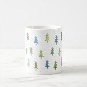 Pinienwald - Blumenmuster Kaffeetasse (Mittel)