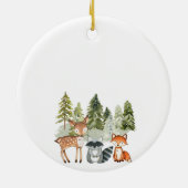 Pinienwald erwarten wir von Eltern Ornament (Hinten)