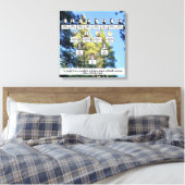 Pinienwald Familienbaum Vier Generationen Leinwand (Insitu (Schlafzimmer))