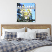 Pinienwald Foto Familienbaum 4 Generation Leinwanddruck (Insitu (Schlafzimmer))