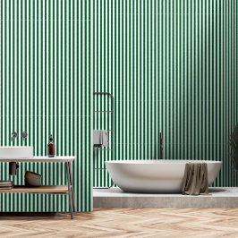 Pinienwald Grüne Streifen Tapete