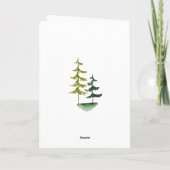 Pinienwald | Happy Birthday (Rückseite)