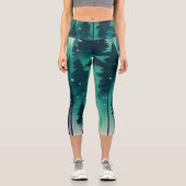 Pinienwald-Landschaft Capri Leggings (Vorderseite)