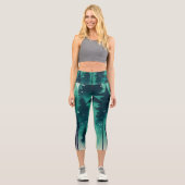 Pinienwald-Landschaft Capri Leggings (Vorderseite)