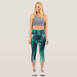 Pinienwald-Landschaft Capri Leggings