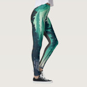 Pinienwald-Landschaft Leggings (Rechts)